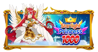 Starlight Princess 1000 için özgün tanıtım görseli: slot oyunu düzenini soyut geometrik desenle gösterir.