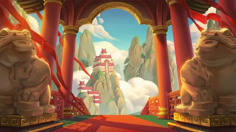 Tai the Toad için özgün tanıtım görseli: slot oyunu düzenini soyut geometrik desenle gösterir.